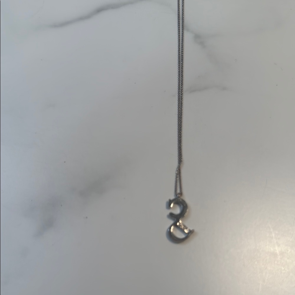 Dior Silver CD Pendant Necklace - Picture 5 of 5